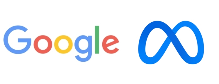 구글, 메타 CI. /사진=구글, 메타.