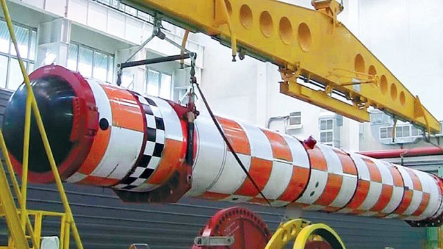 러시아의 핵어뢰 '포세이돈'은 제2차 세계대전 당시 일본 히로시마에 투하된 원자폭탄보다 100배 이상 강력한 2Mt(메가톤)급의 폭발이 가능한 것으로 알려졌다. /ⓒ러시아 국방부