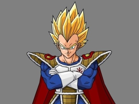 만화 '드래곤볼' 등장인물 베지터/사진=온라인 커뮤니티