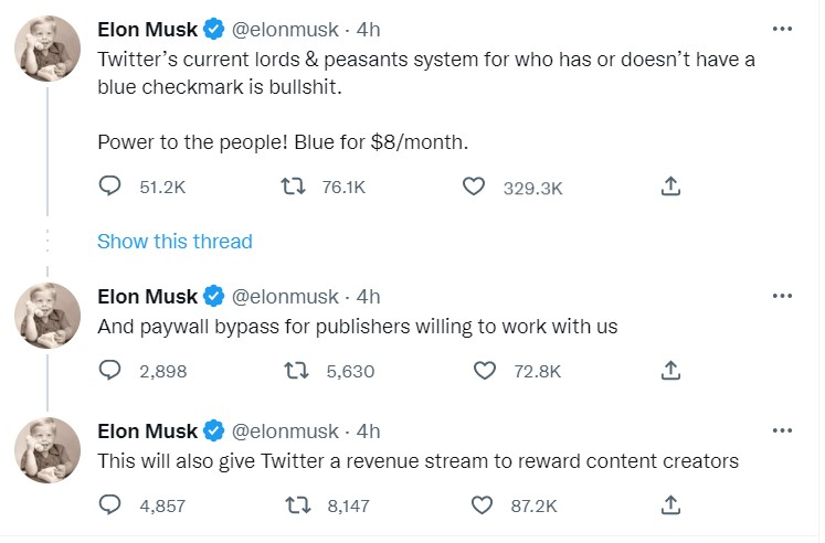 /사진=일론 머스크 테슬라 최고경영자(CEO) 트위터