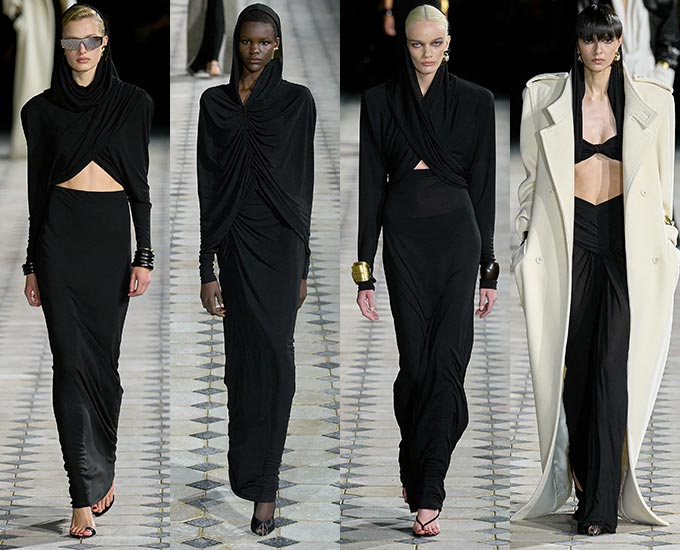 생 로랑 2023 S/S 컬렉션./사진=생 로랑(Saint Laurent)