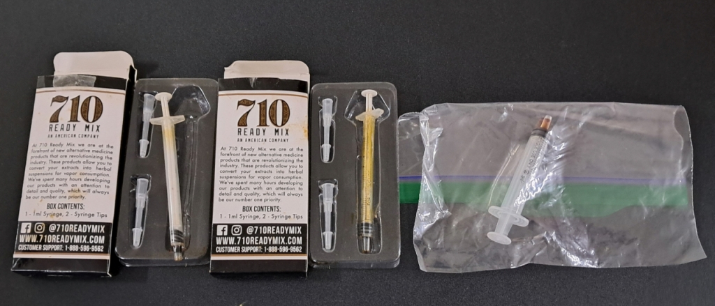 미국 국적 사업가 이모씨의 집에서 압수한 대마 주입용 주사기/사진=서울중앙지검