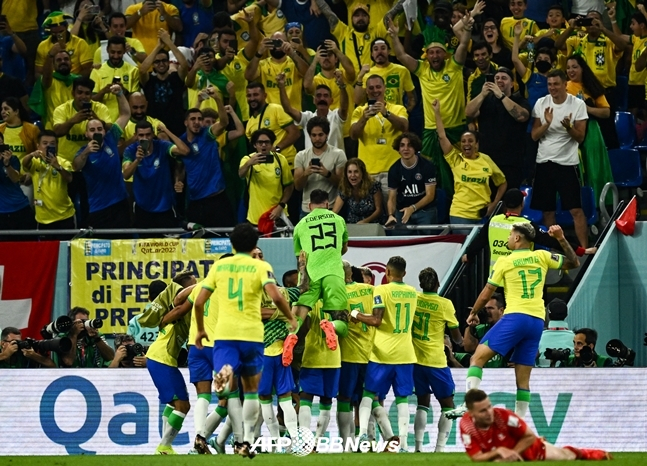 브라질 축구 대표팀./AFPBBNews=뉴스1