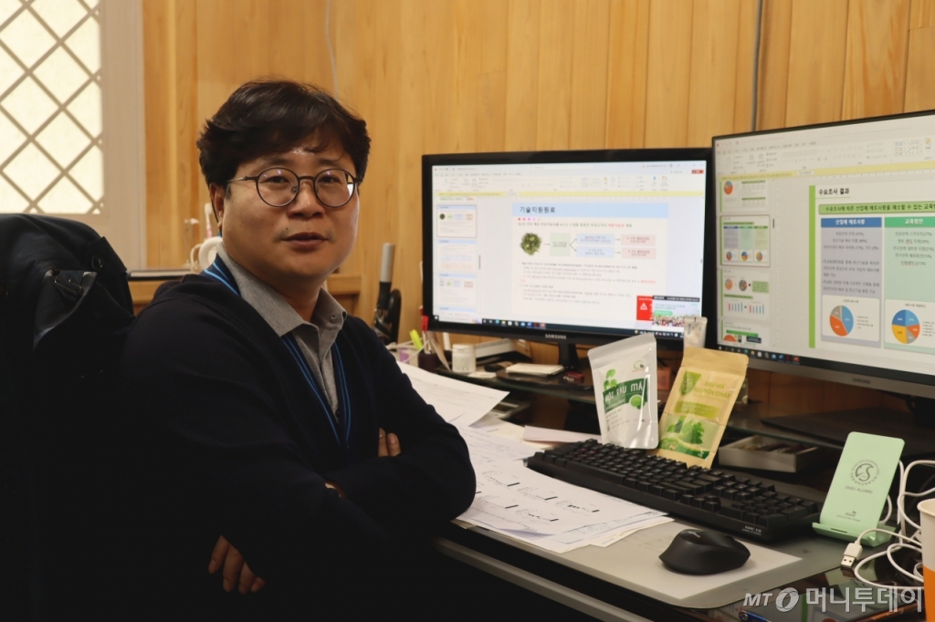 강세찬 엠바이옴쎄라퓨틱스 대표 /사진=고석용 기자