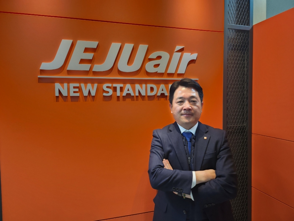 최윤호 제주항공 인천공항지점장. /사진=정한결 기자.