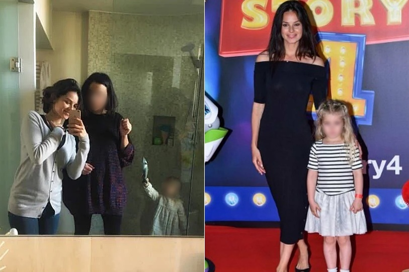 케이티 루이스 사운더스로 추정되는 여성과 그의 딸로 추정되는 여자아이의 사진./사진=온라인 커뮤니티