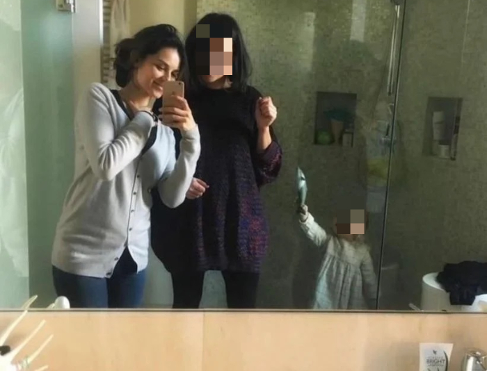 케이티와 케이티 절친, 딸. /사진=인스타그램