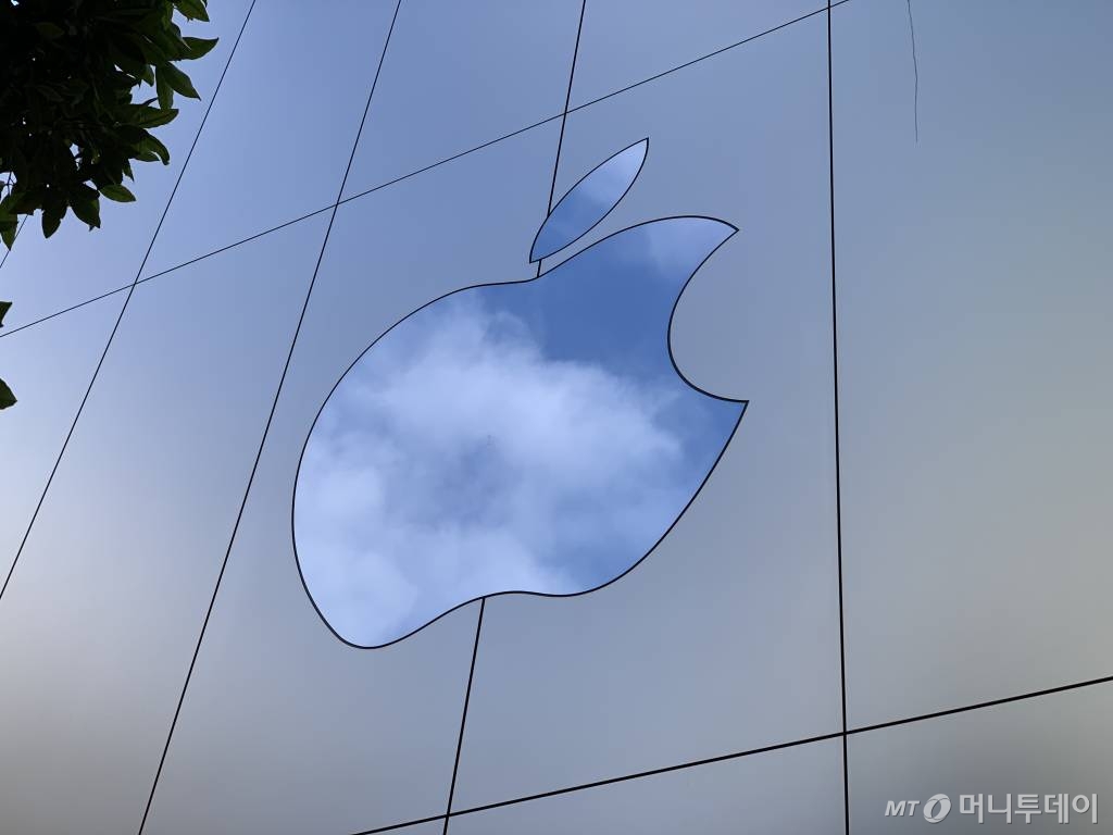 미국 샌프란시스코에 위치한 애플 유니언 스퀘어 매장 /사진=박효주