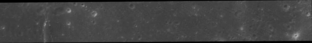 다누리의 고해상도카메라(LUTI)로 달 지형 중 '비의 바다'를 촬영한 사진. / 사진제공=한국항공우주연구원