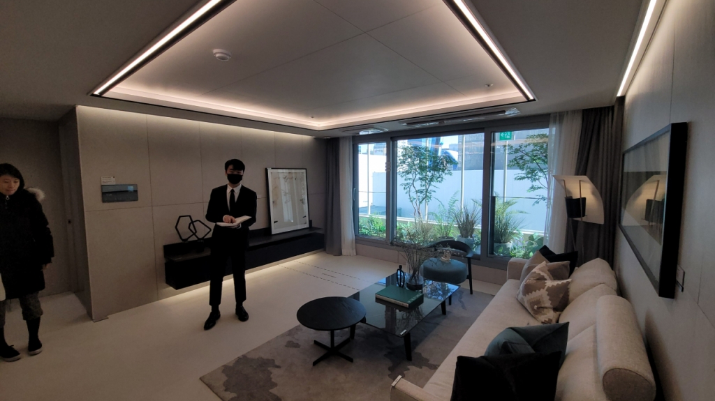 서울 영등포구 양평동 영등포자이 디그니티 견본주택 84㎡A형.