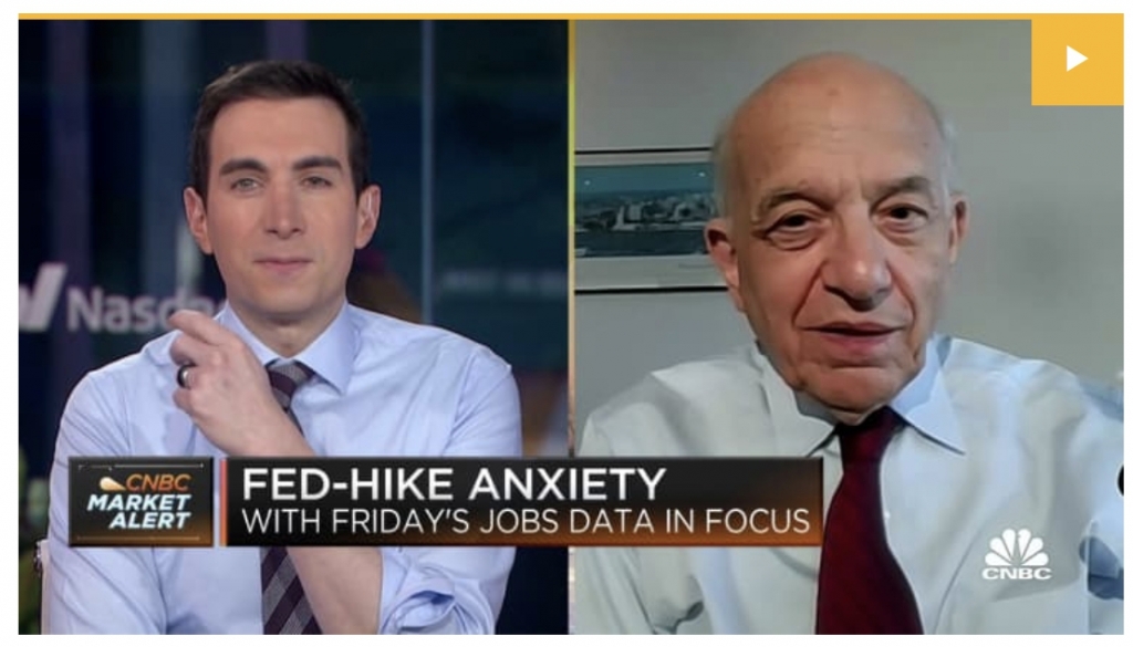 제레미 시겔 와튼 스쿨 명예교수가 9일 CNBC와 인터뷰하고 있다. /사진= CNBC 캡쳐