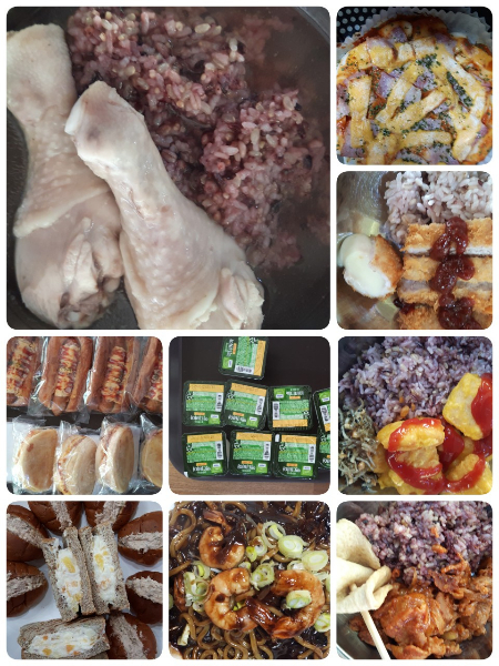 그동안 나왔던, 아이들을 위한 다양한 식사./사진=두루두루식당