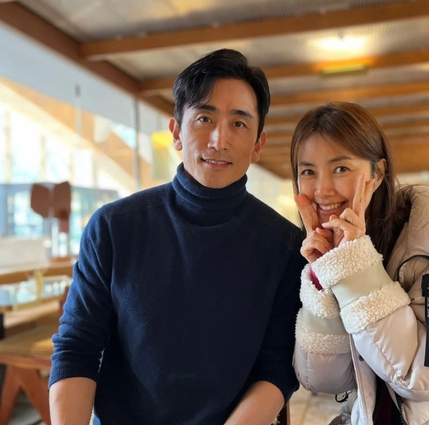 배우 차인표·신애라 부부가 결혼 28주년을 자축했다. /사진=차인표 인스타그램