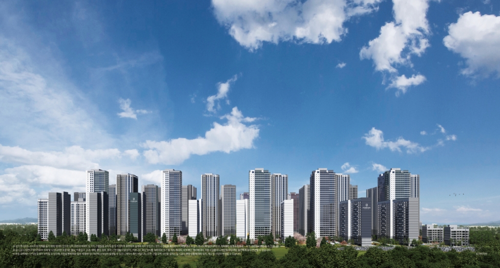 올림픽파크 포레온 조감도/사진=현대건설