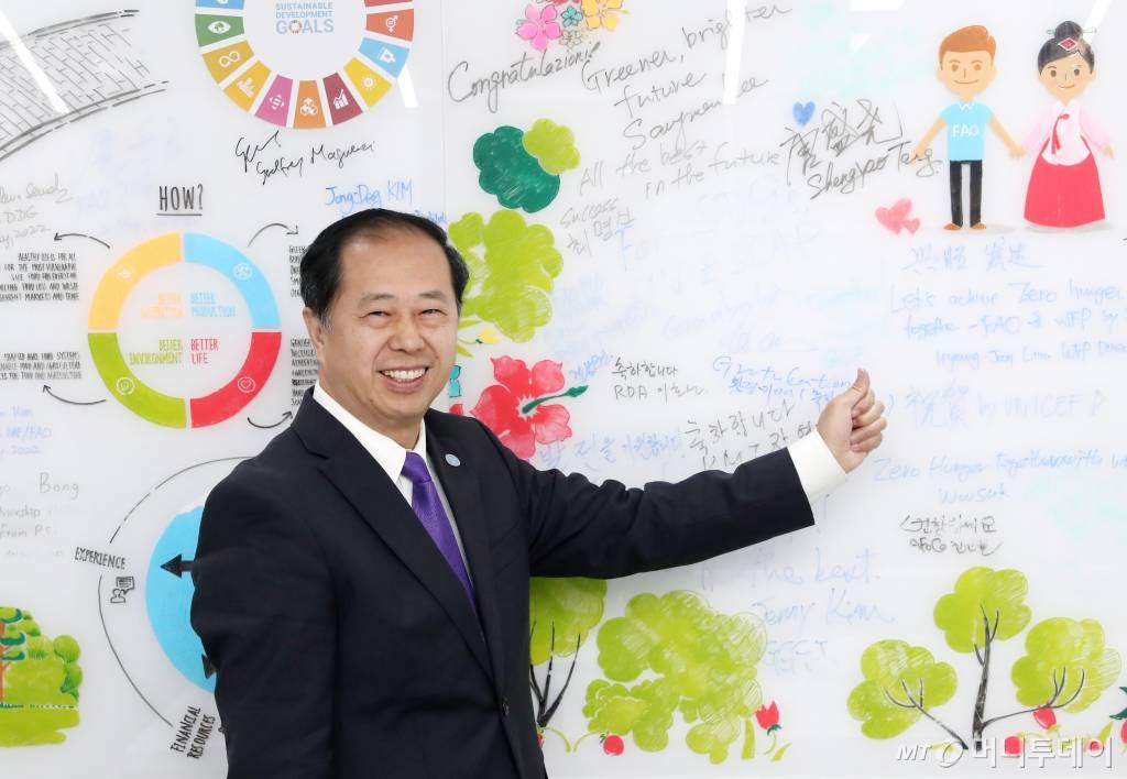 4일 솅야오 탕 유엔식량농업기구(FAO) 한국사무소장 인터뷰 /사진=홍봉진기자 honggga@