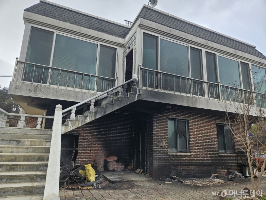 13일 오후 강원 강릉시 안현동의 전모씨 주택./사진=정세진 기자