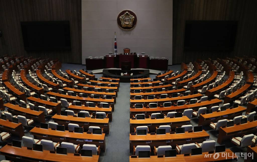 서울 여의도 국회 본회의장. /사진=홍봉진 기자 honggga@