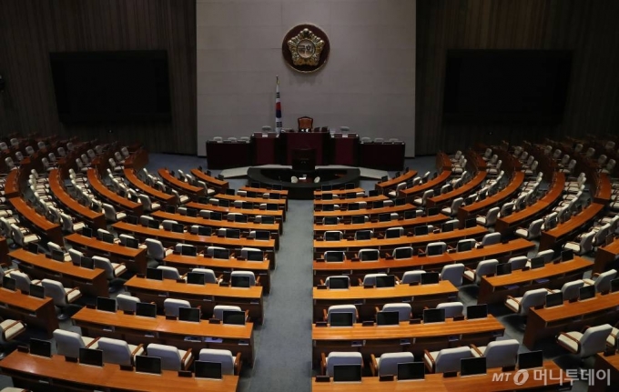 서울 여의도 국회 본회의장. /사진=홍봉진 기자 honggga@