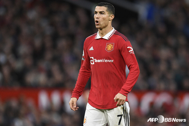 맨유 시절 크리스티아누 호날두. /AFPBBNews=뉴스1