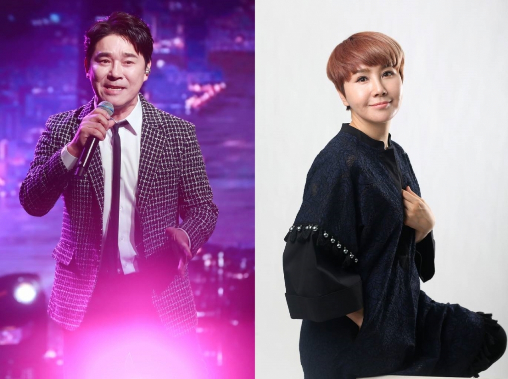 왼쪽부터 가수 겸 배우 임창정, 가수 박혜경/사진=머니투데이