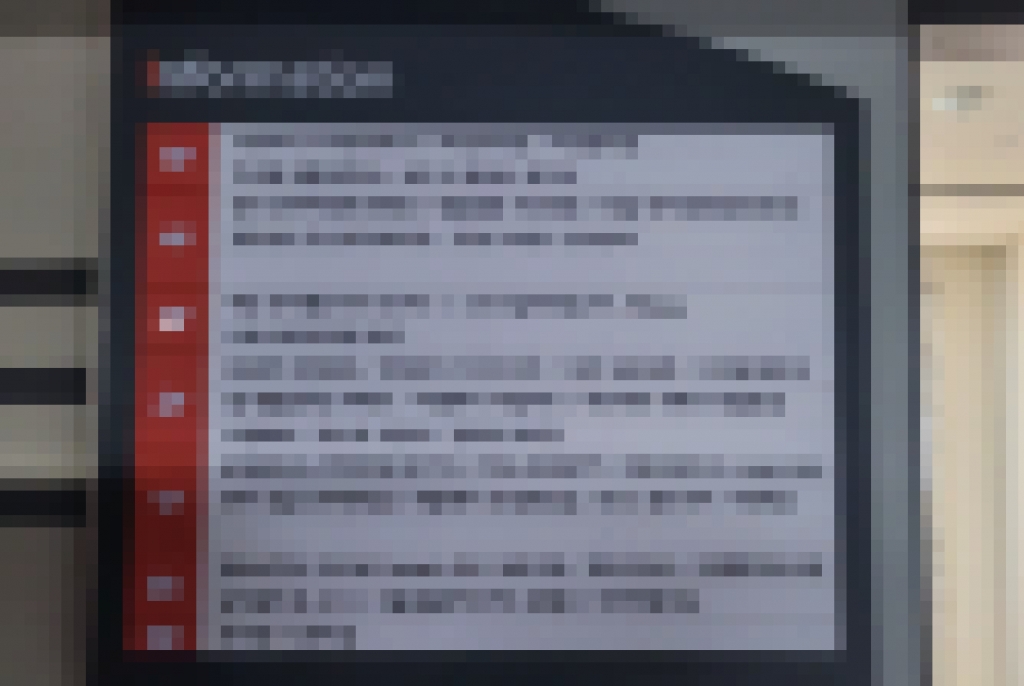 지난 5일 낮 12시30분쯤 서울 강남구 청담동의 한 아파트 상가 입점 안내도. 이 건물에 있던 A사는 H투자자문업체 라덕연 대표의 측근이 세운 인터넷 언론사다./사진=김도균 기자