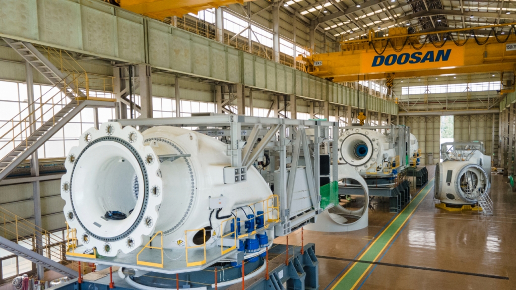 두산에너빌리티 창원 본사 풍력2공장 /사진=두산에너빌리티