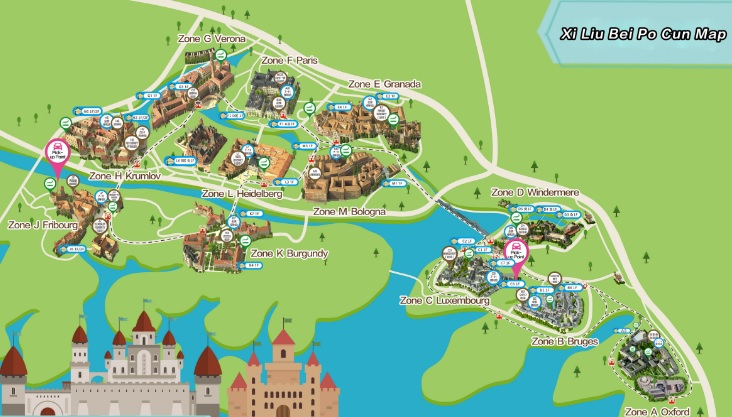 화웨이 옥스혼 캠퍼스 지도. /사진=화웨