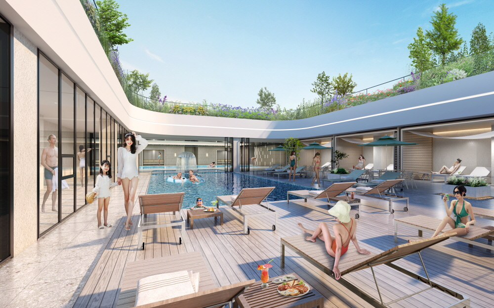 단지 내 약 1만1000㎡(3500여평) 규모에 24시간 토탈 라이프케어 프로그램인 '클럽 포시즌'이 조성된다./사진제공=엠디엠플러스 