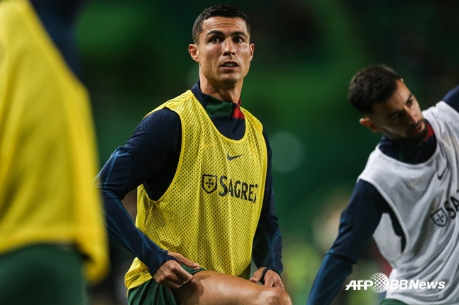 포르투갈 축구대표팀 공격수 호날두. /AFPBBNews=뉴스1