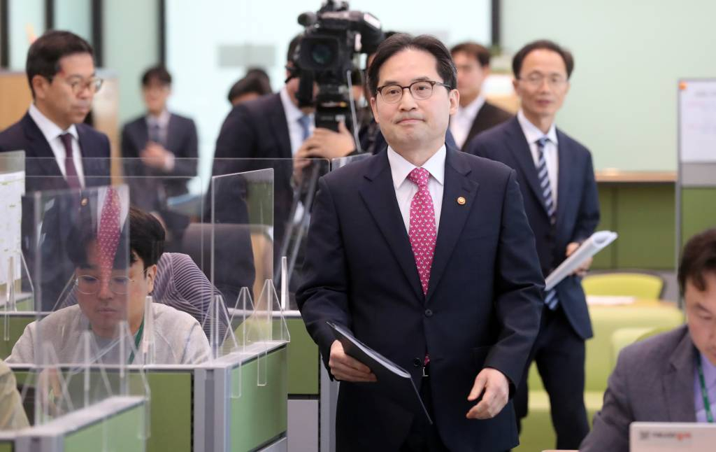 [세종=뉴시스] 강종민 기자 = 한기정 공정거래위원장. 2023.04.27.