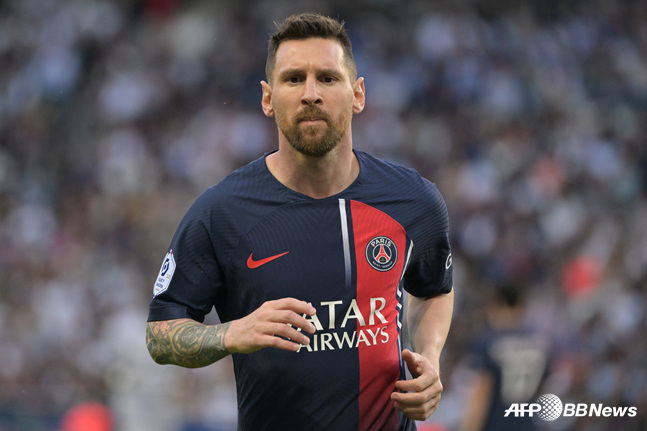올 시즌까지 파리 생제르맹에서 뛰었던 리오넬 메시. /AFPBBNews=뉴스1
