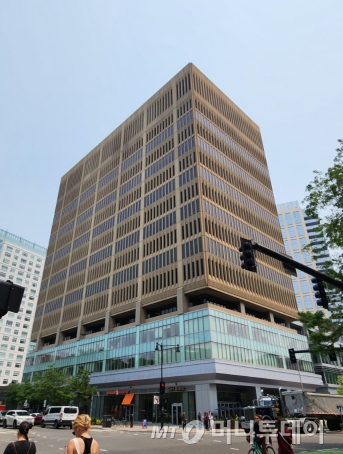 MIT가 소유한 건물에 입주한 공유오피스 CIC 모습. CIC에 한국 제약바이오 기업 20곳이 입주해 있다./사진= 박미주 기자