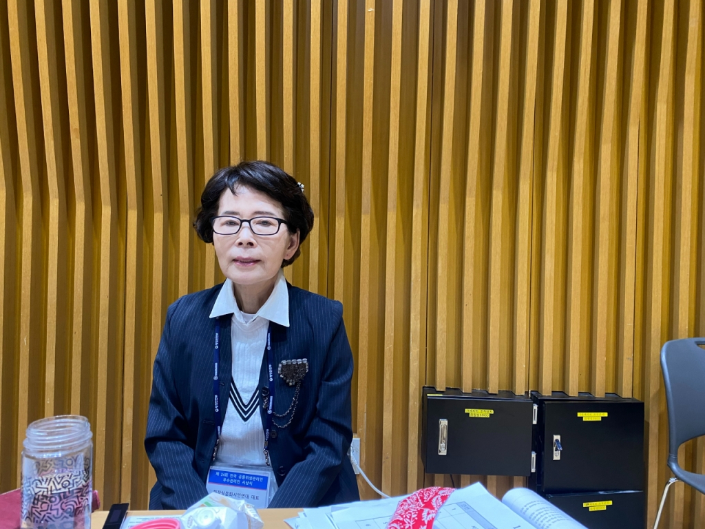 표혜령 화장실문화시민연대 대표(74). 깨끗한 화장실을 만들겠다 시작한 일이, 벌써 24년이 됐단다./사진=남형도 기자