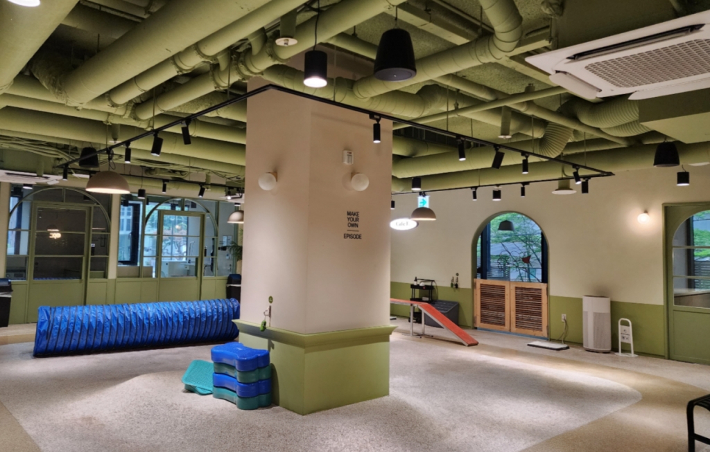 에피소드 서초 393에 있는 반려동물 전용 공간/사진=배규민 기자