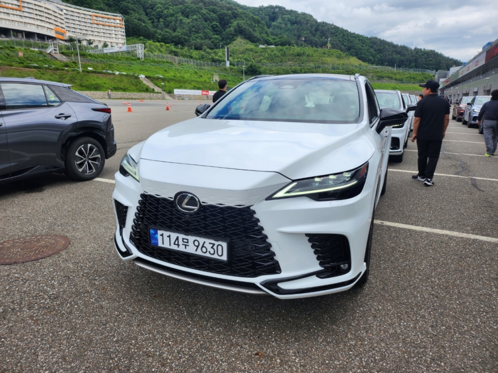 RX500h F 스포츠 퍼포먼스. /사진=정한결 기자.