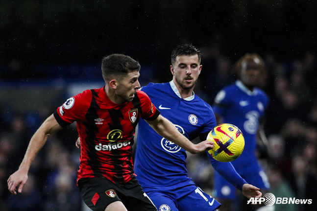 메이슨 마운트(오른쪽)의 플레이. /AFPBBNews=뉴스1