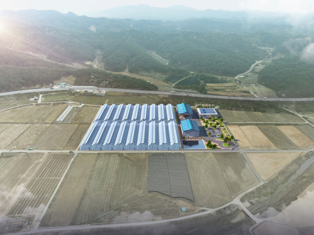 봉화 임대형 스마트팜 단지 사전조감도./사진제공=봉화군