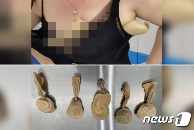 중국에서 애완 뱀 5마리를 밀반입하려 속옷 안에 감춘 여성이 체포됐다. /사진=뉴스1