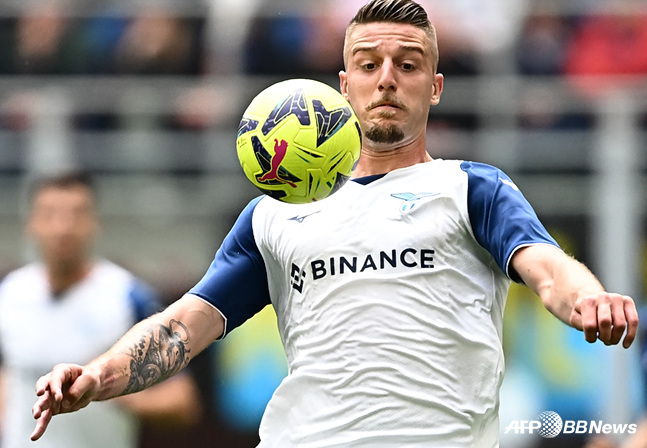 라치오 시절 밀린코비치 사비치. /AFPBBNews=뉴스1