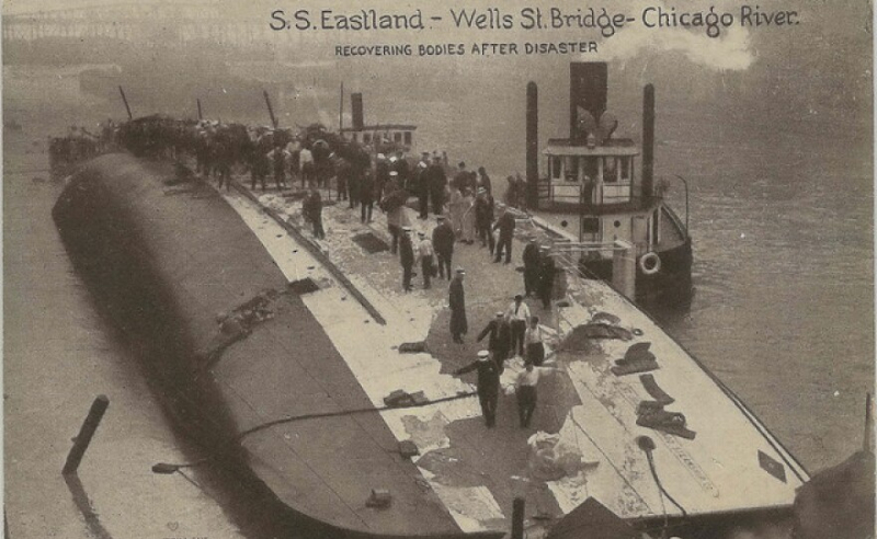 이스트랜드호 참사 관련 사진 /사진=michiganradio 홈페이지