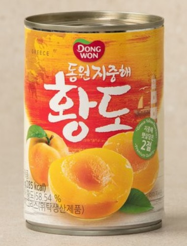 동원 황도 통조림 제품. /사진제공=동원F&B