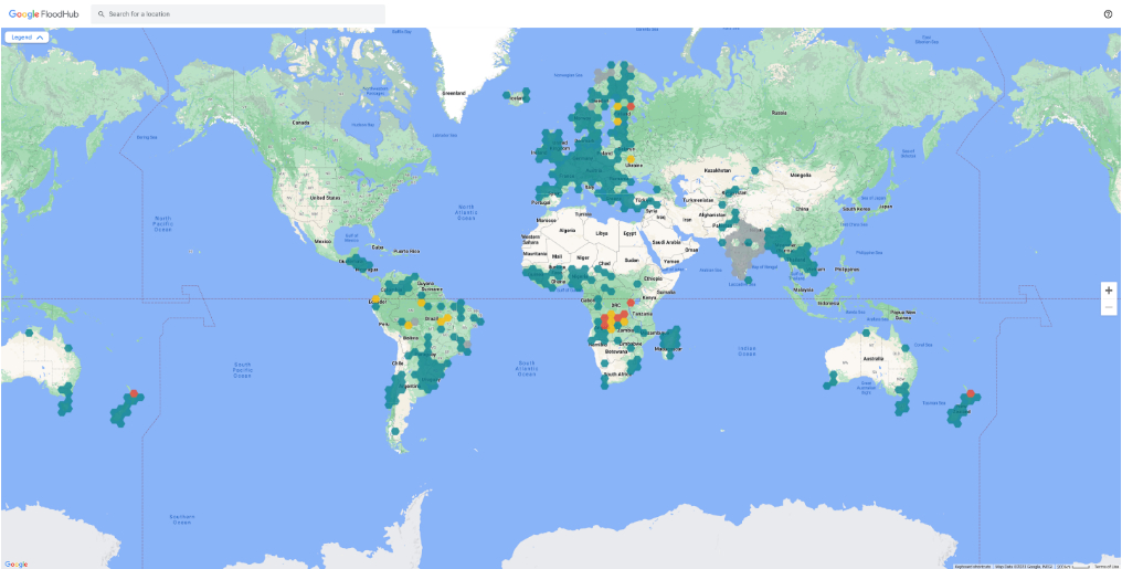 구글 플러드허브 이미지/사진=플러드허브 캡쳐