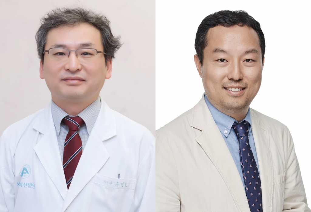 (사진 왼쪽부터) 서울아산병원 소아천식아토피센터 유진호 교수와 가톨릭대 부천성모병원 소아청소년과 김환수 교수