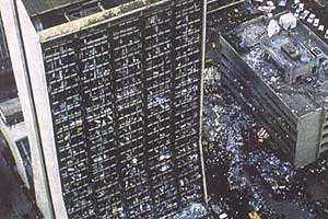 1998년 8월7일 알카에다의 공격으로 케냐 나이로비에서 발생한 폭탄 테러 피해의 조감도. /사진=FBI