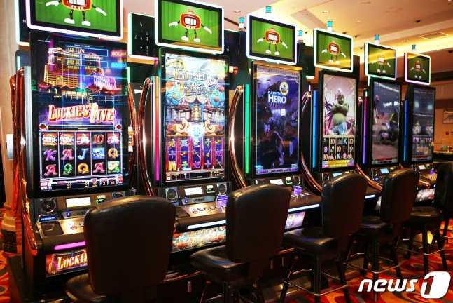 강원랜드 카지노 영업장.