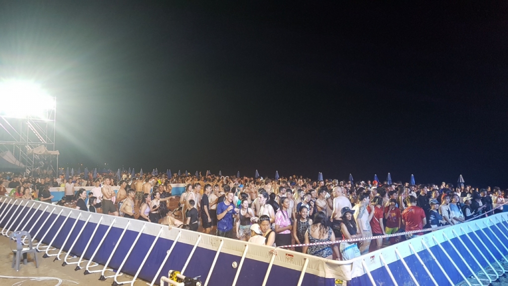 8월4일부터 사흘간 열린 변산비치파티에 잼버리 자원봉사자인 성인 IST요원 수천명이 참석해 축제를 함께 했다.2023.08.05/사진= 유동주 기자