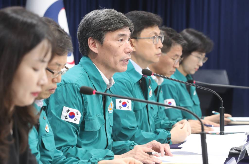 박구연 국무조정실 국무1차장이 지난 23일 서울 종로구 정부서울청사에서 후쿠시마 오염수 방류 관련 언론브리핑을 하고 있다. / 사진=뉴시스