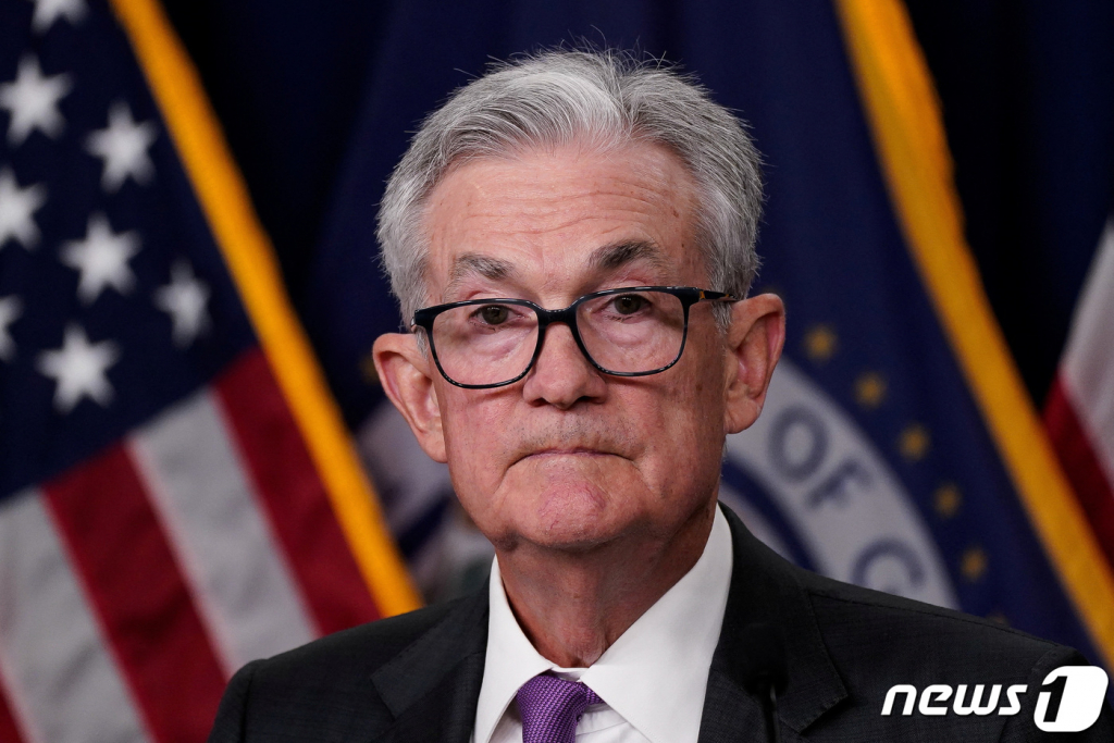 (워싱턴 로이터=뉴스1) 우동명 기자 = 제롬 파월 연방준비제도(Fed) 의장ⓒ 로이터=뉴스1  Copyright ? 뉴스1. All rights reserved. 무단 전재 및 재배포 금지.