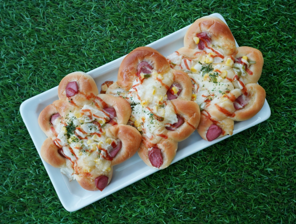 신세계푸드가 대안육 베러미트(Better Meat)를 활용해 지난 7월 선보인 베러미트 피자빵./사진제공=신세계푸드 