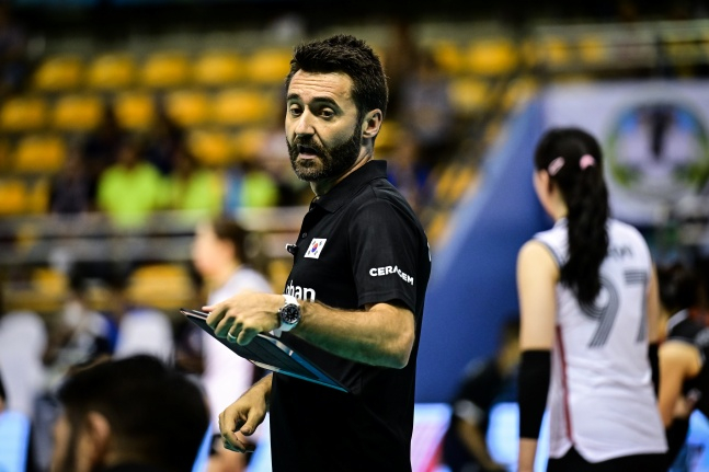 세자르 에르난데스 한국 여자 국가대표팀 감독. /사진=아시아배구연맹